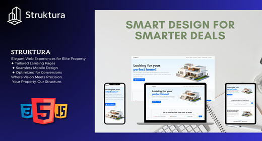 Modern & Minimalis Landing Page Template